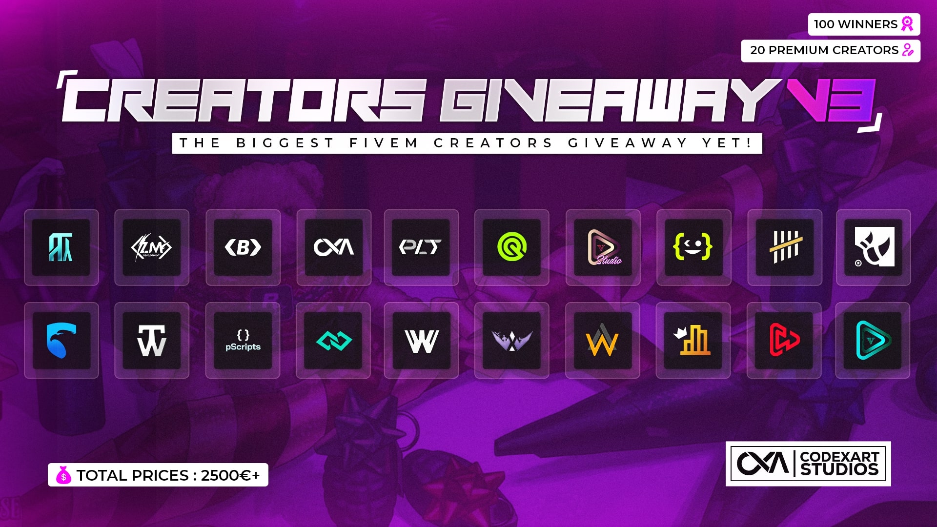Fivegift - 🎉Creators Giveaway | v3