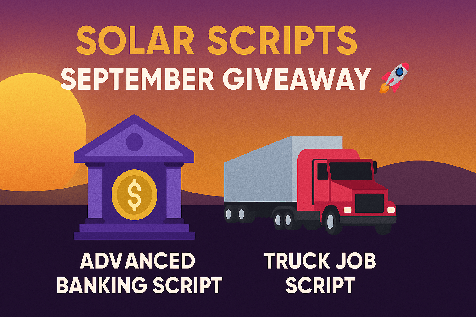 Fivegift - SOLAR SCRIPT SEPTEMBER GIVEAWAY